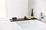 Load image into Gallery viewer, Scandinavian Wooden Bath Caddy
