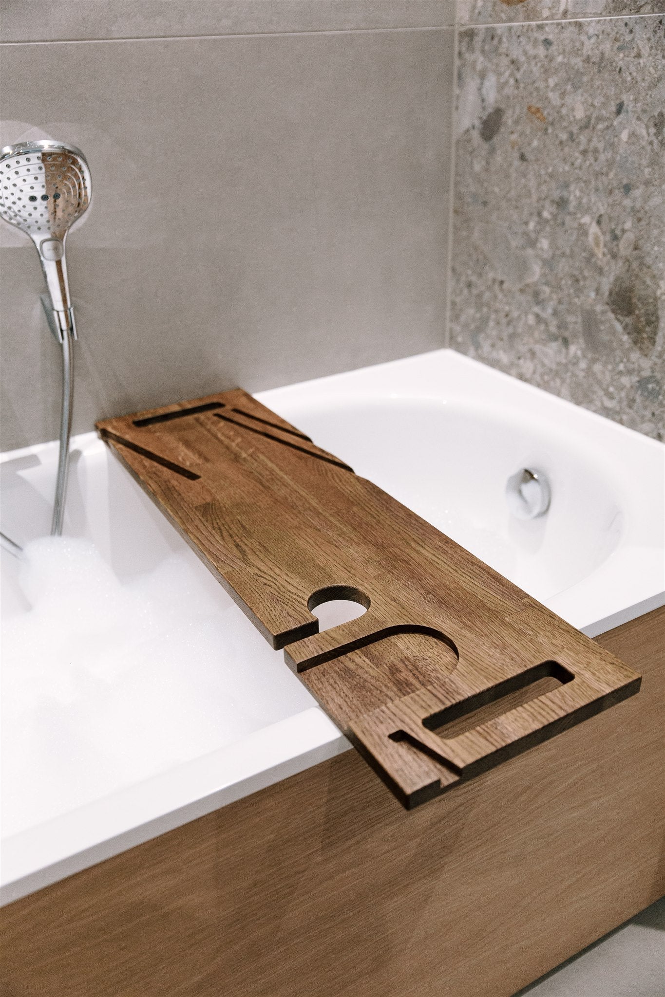 Classic Wooden Bath Caddy