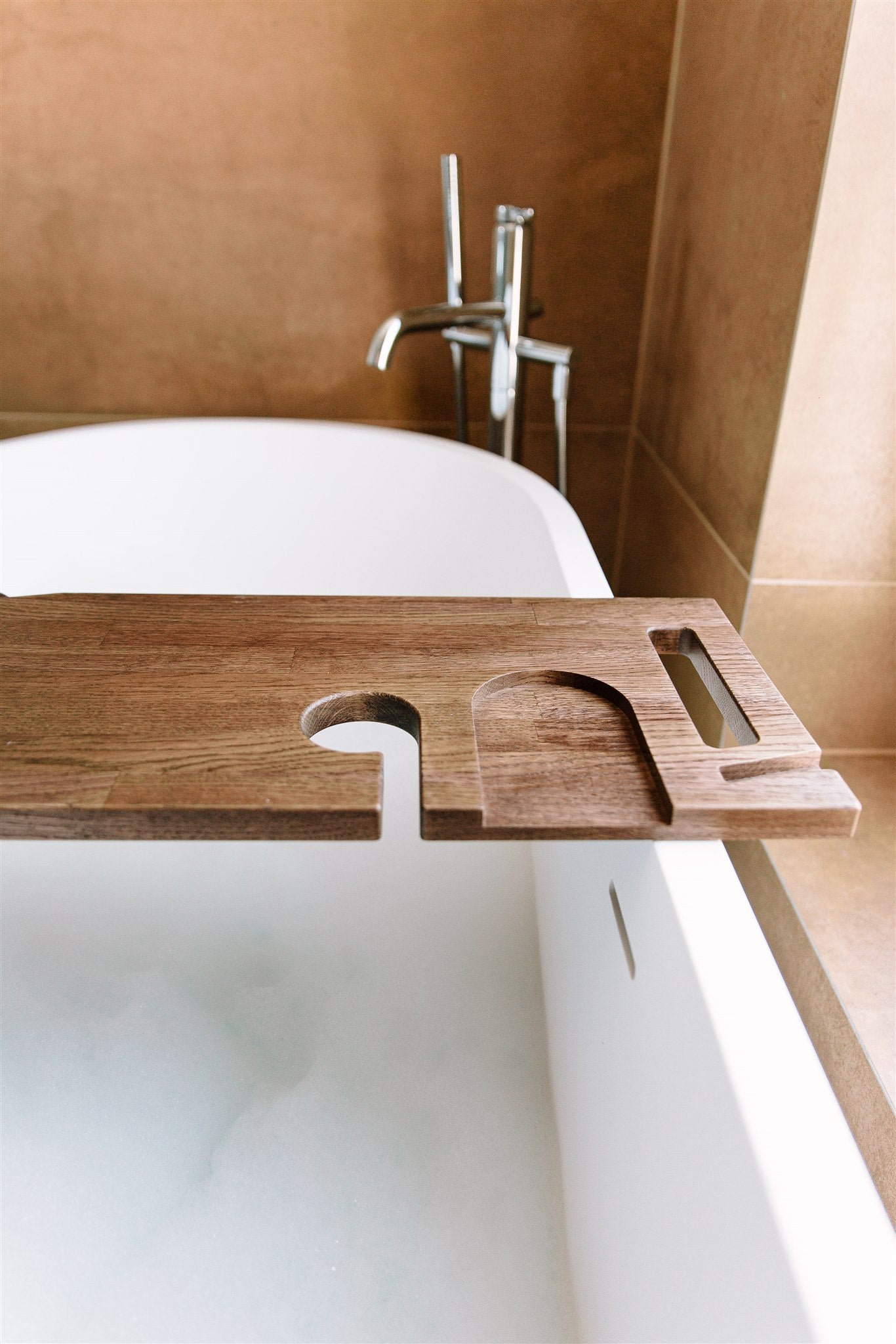 Classic Wooden Bath Caddy