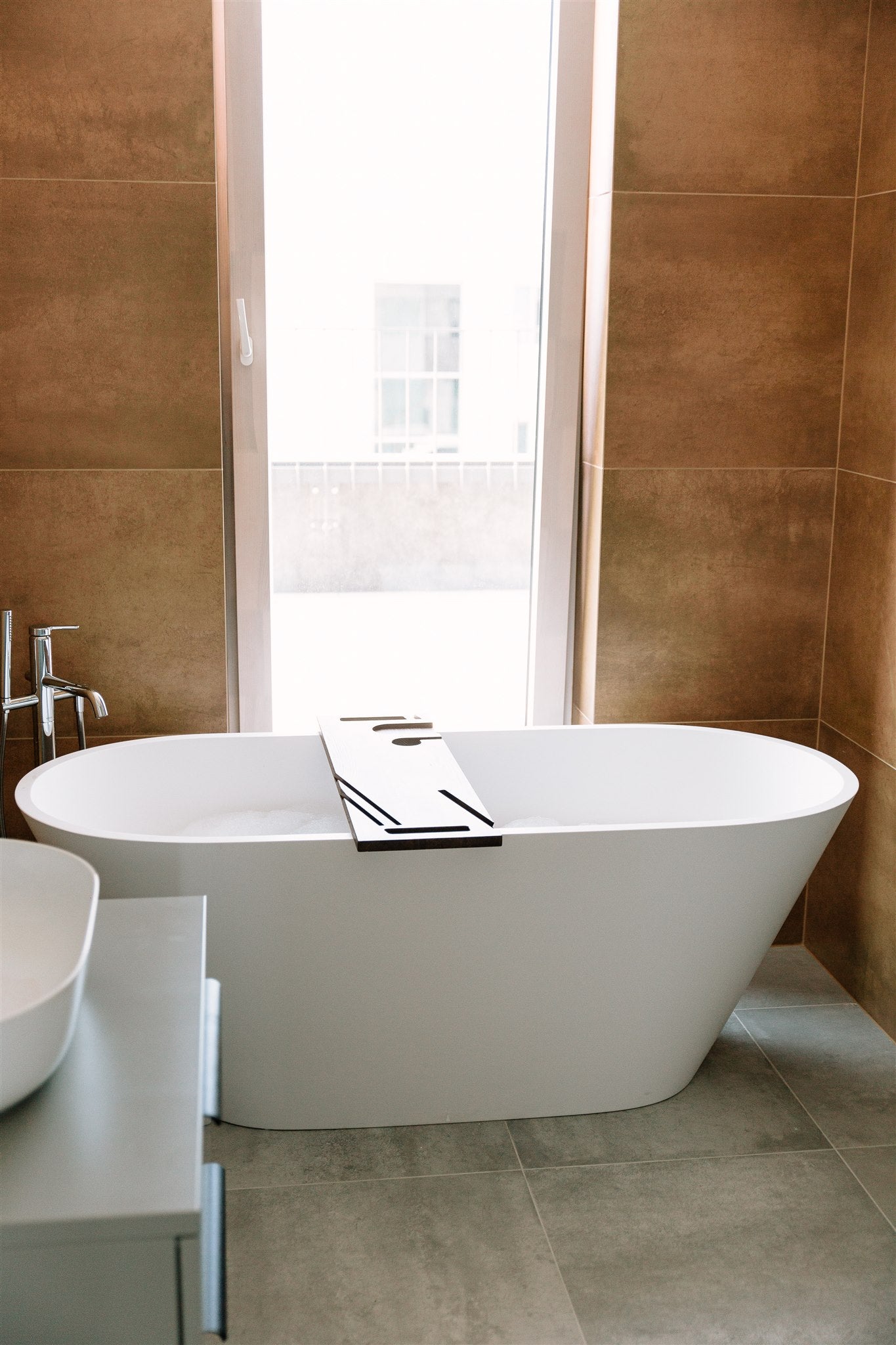 Classic Wooden Bath Caddy