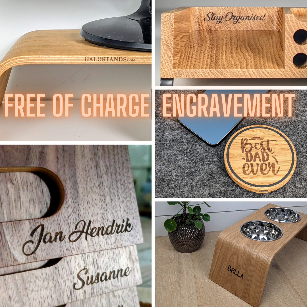 Slim Wireless Charging Station OAK