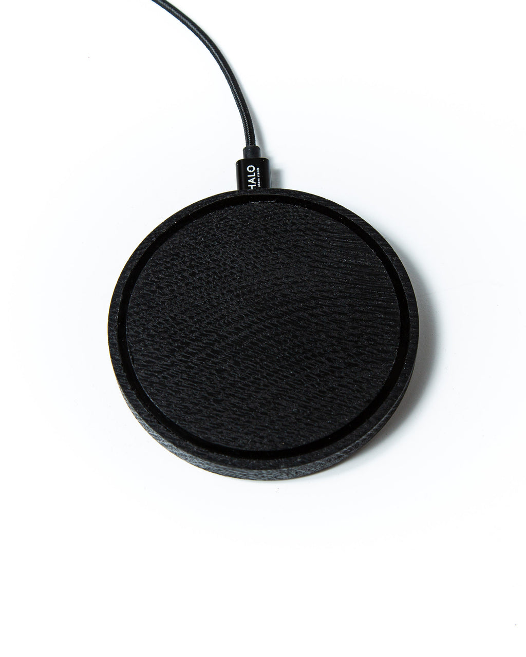 black charging pad
