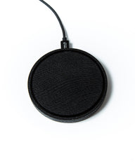 black charging pad