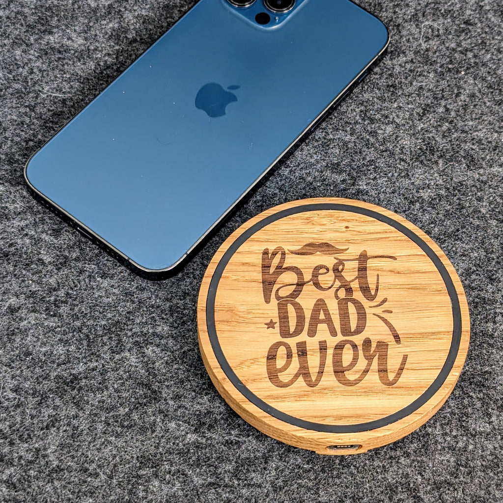 Slim Wireless Charging Station OAK