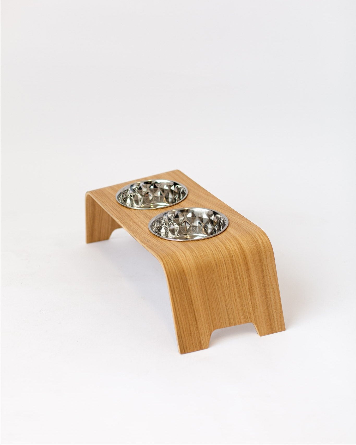 Medium Wooden Dog Bowl Stand 2.0