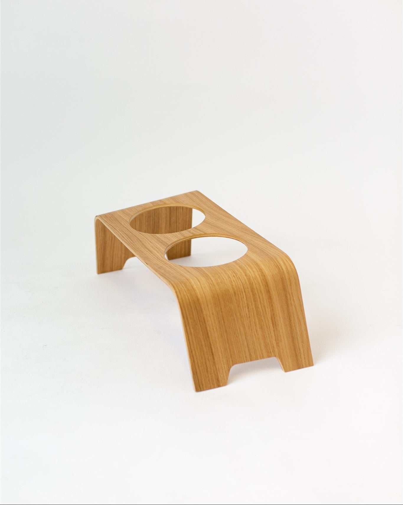 Medium Wooden Dog Bowl Stand 2.0