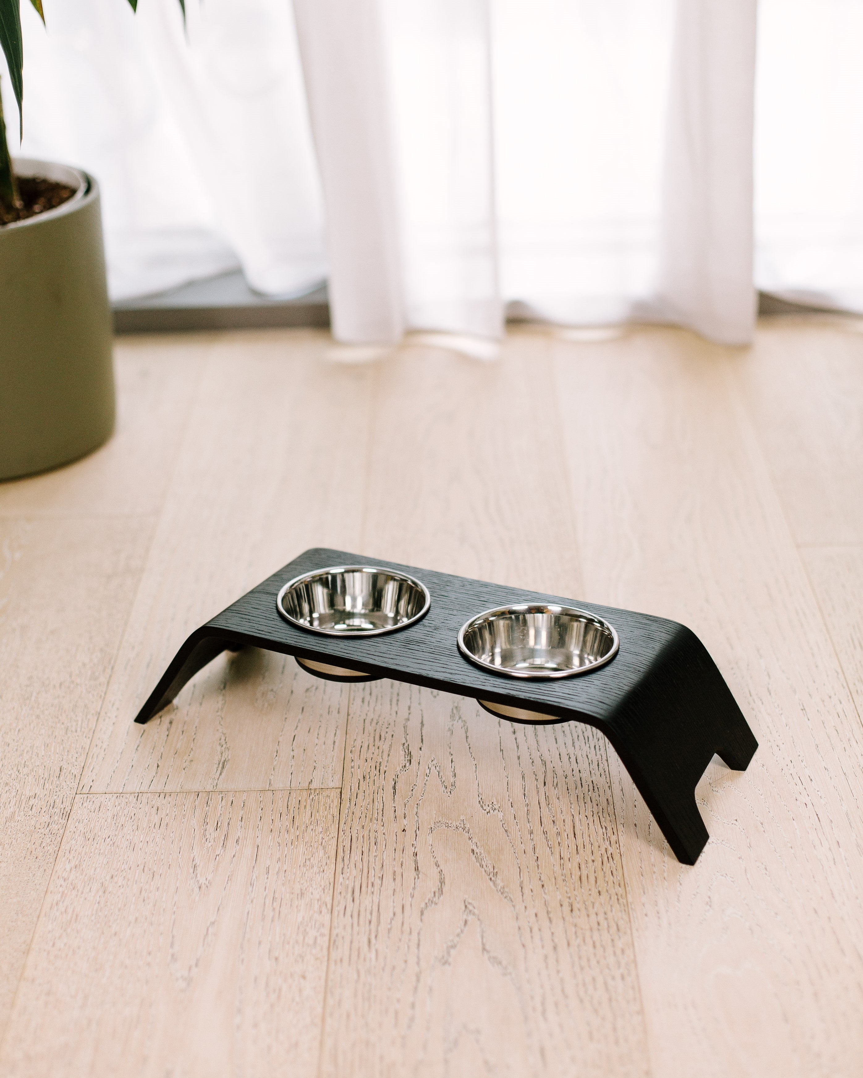 Premium Raised Cat Bowl Stand