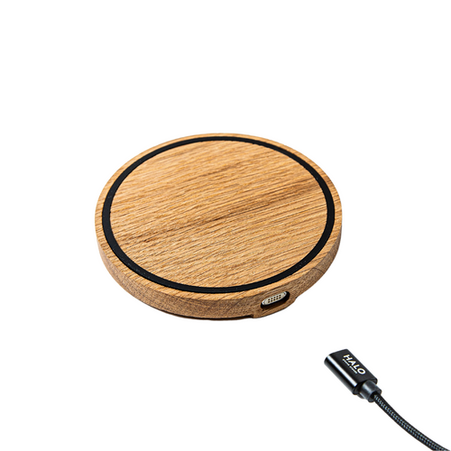 Slim Wireless Charging Station OAK