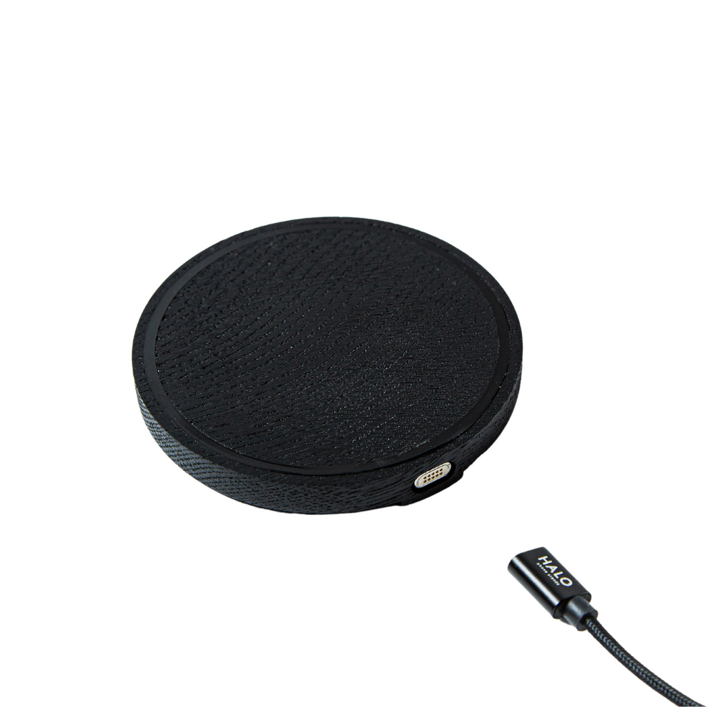 Slim Wireless Charging Station BLACK OAK